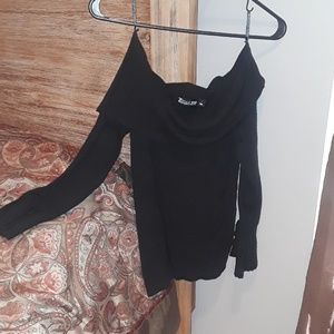 Ny&c black sweater blouse